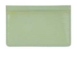 Louis Vuitton Card Holder, Epi, Green, SP4151, DB/B, 2*